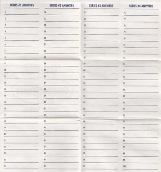 1990-92 Space Ventures Space Shots #NNO Space Trivia Challenge SpaceShots Entry Form Back