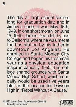 1992 Active Marketing The James Dean Collection #5 The day all high school seniors long for, graduation… Back