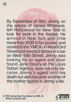 1992 Active Marketing The James Dean Collection #10 By September of 1951, Jimmy, on the advice of… Back