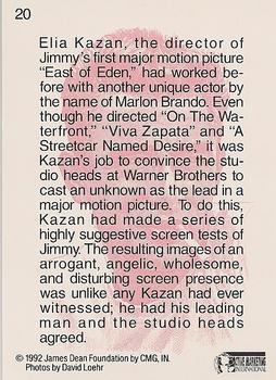 1992 Active Marketing The James Dean Collection #20 Elia Kazan, the director of Jimmy's first major… Back