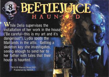 2001 NECA Beetlejuice #8 Haunted Back