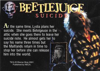 2001 NECA Beetlejuice #17 Suicide Back