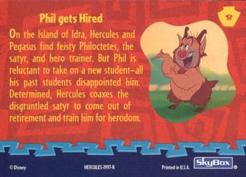 1997 Skybox Disney Hercules #8 Phil gets Hired Back