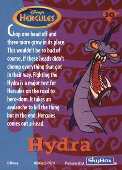 1997 Skybox Disney Hercules #30 Hydra Back