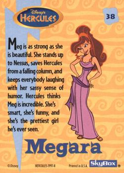 1997 Skybox Disney Hercules #38 Megara Back