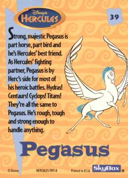 1997 Skybox Disney Hercules #39 Pegasus Back