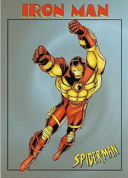 1997 Fleer Spider-Man #11 Iron Man Front