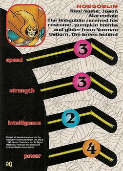 1997 Fleer Spider-Man #20 Hobgoblin Back