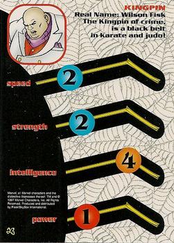 1997 Fleer Spider-Man #23 Kingpin Back