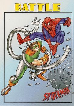 1997 Fleer Spider-Man #36 Spider-Man vs. Dr. Octopus Front