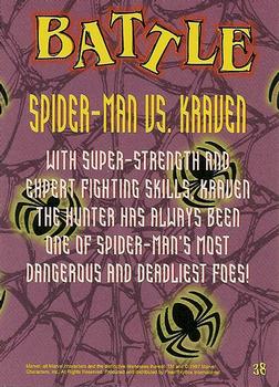 1997 Fleer Spider-Man #38 Spider-Man vs. Kraven Back