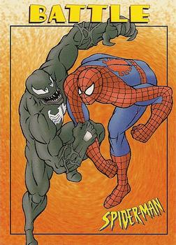 1997 Fleer Spider-Man #43 Spider-Man vs. Venom Front
