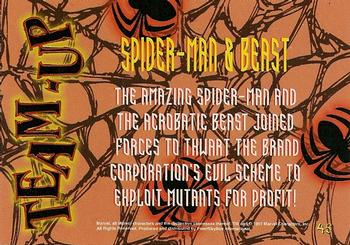 1997 Fleer Spider-Man #45 Spider-Man & Beast Back