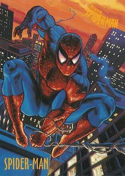 1997 Fleer Spider-Man International #1 Spider-Man Front