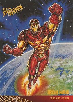 1997 Fleer Spider-Man International #47 Iron Man Front