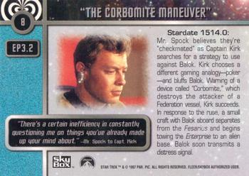 1997 SkyBox Star Trek Original Series 1 #8 EP 3.2   The Corbomite Maneuver Back