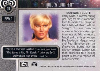 1997 SkyBox Star Trek Original Series 1 #10 EP 4.1   Mudd's Women Back
