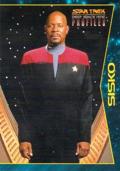 1997 Fleer Star Trek Deep Space Nine Profiles #1 Sisko Front