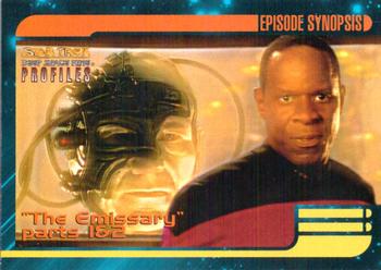 1997 Fleer Star Trek Deep Space Nine Profiles #3 The Emissary parts 1&2 Front