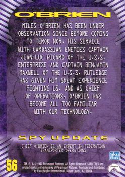 1997 Fleer Star Trek Deep Space Nine Profiles #56 O'Brien Back