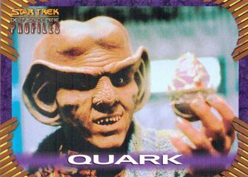 1997 Fleer Star Trek Deep Space Nine Profiles #65 Quark Front