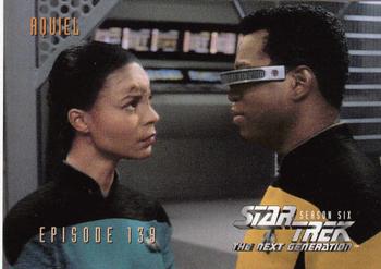 1997 SkyBox Star Trek: The Next Generation Season 6 #574 Aquiel Front