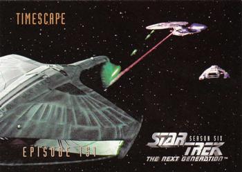 1997 SkyBox Star Trek: The Next Generation Season 6 #610 Timescape Front
