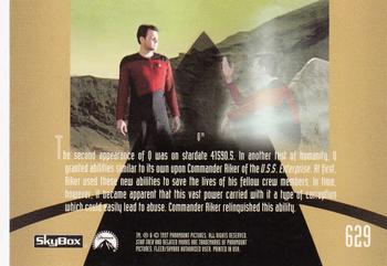 1997 SkyBox Star Trek: The Next Generation Season 6 #629 Q Back