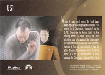 1997 SkyBox Star Trek: The Next Generation Season 6 #631 Q Back