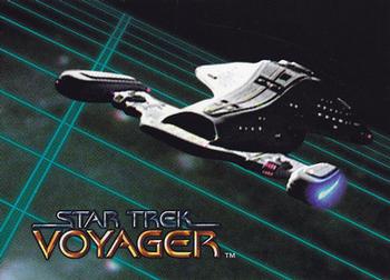 1997 SkyBox Star Trek: Voyager Season 2 #182 U.S.S. Voyager NCC-74656 Front