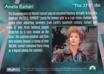 1997 SkyBox Star Trek: Voyager Season 2 #186 Amelia Earhart Back