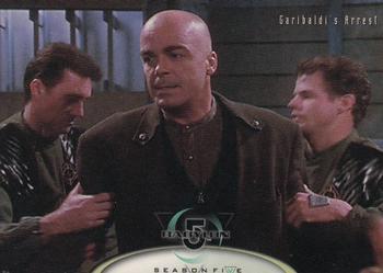 1998 Fleer Babylon 5 Season 5 #47 Garibaldi's Arrest Front