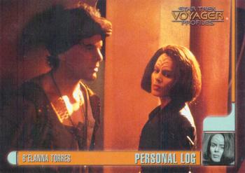 1998 SkyBox Star Trek Voyager Profiles #39 B'Elanna Torres - Personal Log - BT5.3 Front