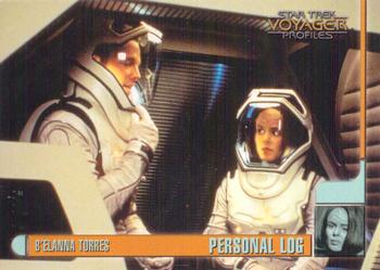 1998 SkyBox Star Trek Voyager Profiles #41 B'Elanna Torres - Personal Log - BT5.5 Front