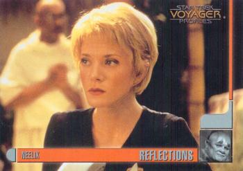 1998 SkyBox Star Trek Voyager Profiles #80 Neelix - Reflections - Kes Front