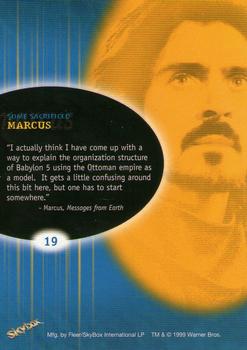 1999 SkyBox Babylon 5: Profiles #19 Some Sacrificed More than Time Back