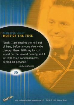 1999 SkyBox Babylon 5: Profiles #35 Three Held Steady Most of the Time Back