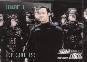 1999 SkyBox Star Trek: The Next Generation Season 7 #646 Descent Part II Front