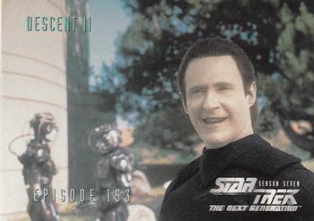 1999 SkyBox Star Trek: The Next Generation Season 7 #647 Descent Part II Front