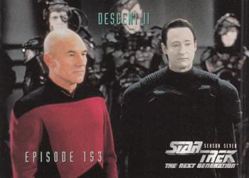 1999 SkyBox Star Trek: The Next Generation Season 7 #648 Descent Part II Front