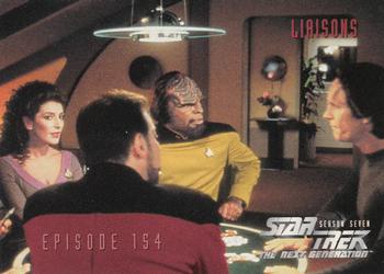 1999 SkyBox Star Trek: The Next Generation Season 7 #649 Liaisons Front
