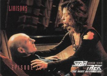 1999 SkyBox Star Trek: The Next Generation Season 7 #650 Liaisons Front