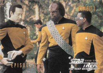 1999 SkyBox Star Trek: The Next Generation Season 7 #656 Gambit Part I Front