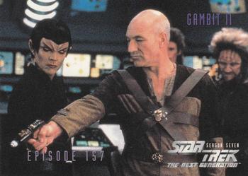 1999 SkyBox Star Trek: The Next Generation Season 7 #659 Gambit Part II Front