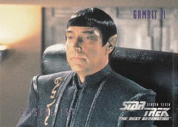 1999 SkyBox Star Trek: The Next Generation Season 7 #660 Gambit Part II Front