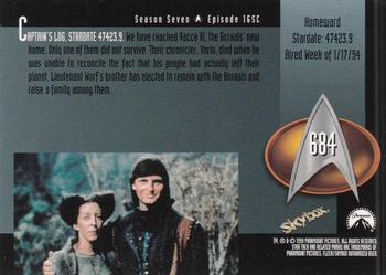 1999 SkyBox Star Trek: The Next Generation Season 7 #684 Homeward Back