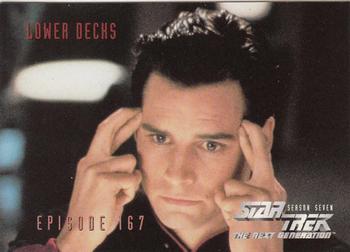 1999 SkyBox Star Trek: The Next Generation Season 7 #689 Lower Decks Front