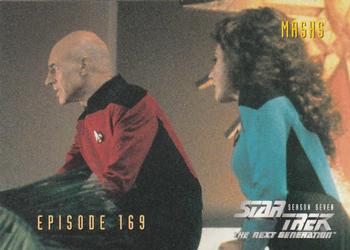 1999 SkyBox Star Trek: The Next Generation Season 7 #696 Masks Front