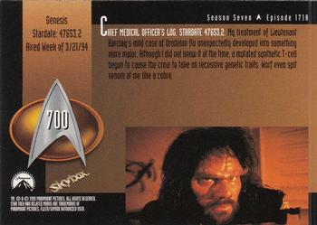 1999 SkyBox Star Trek: The Next Generation Season 7 #700 Genesis Back