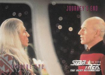1999 SkyBox Star Trek: The Next Generation Season 7 #703 Journey's End Front